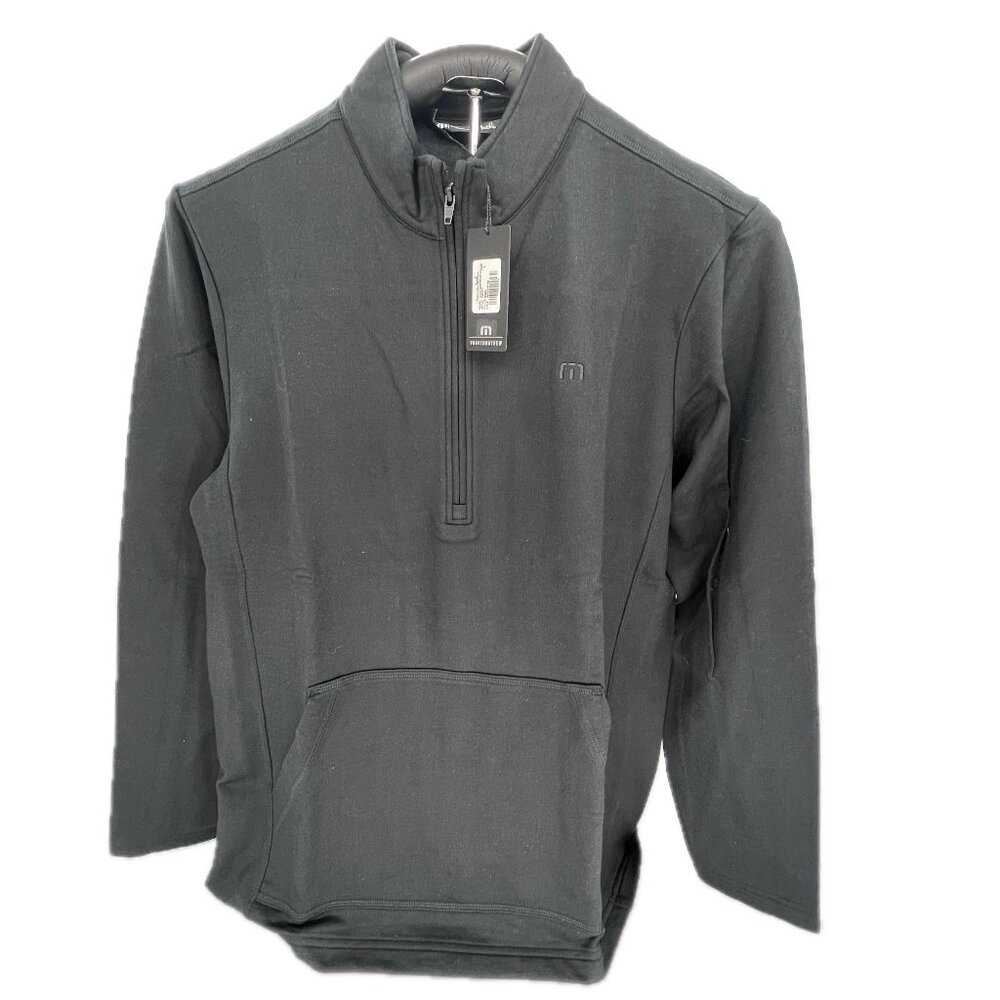 Travis Mathew Cloud quarter zip 3.0 – black – various sizes